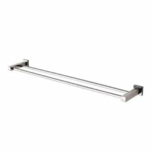 ECT - QUBI 750mm twin towel rail in Chrome