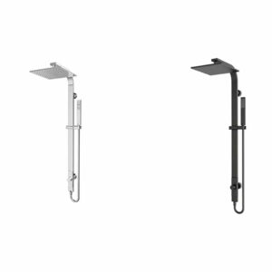 NERO - Rain Square Shower Set (Single Hose)