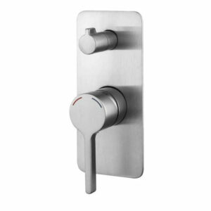 ECT - KENZO Shower Mixer with Diverter in Brushed Nickel