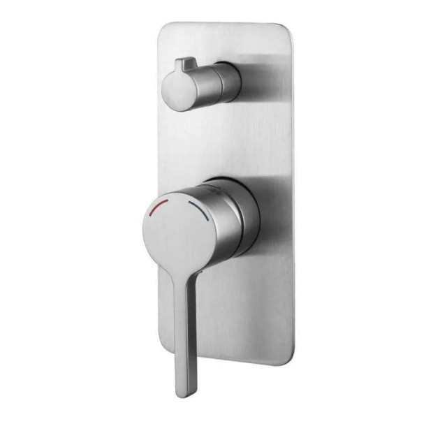 ECT - KENZO Shower Mixer with Diverter in Brushed Nickel