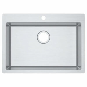 ECT - IMPACT Stainless Steel Large Single Bowl Top Mounted Sink