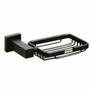 ECT - QUBI BLACK soap dish in Matte Black