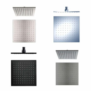 NERO - Square Shower Head (250mm)