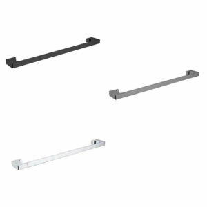 NERO - PEARL Single Towel Rail 600mm