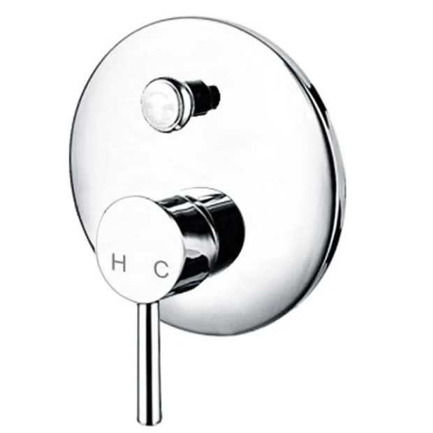 ECT - JESS Pin Handle Shower Mixer with Diverter in Chrome