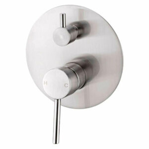 ECT - JESS Pin Handle Shower Mixer with Divertor in Brushed Nickel