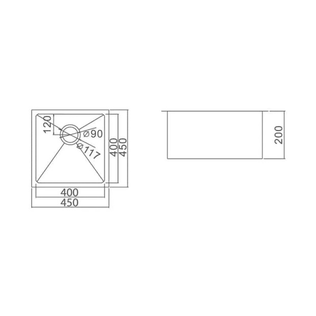 ECT - IMPACT Single Undermount Sink With Round Corners