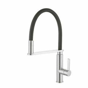 ECT - KENZO Sink Mixer With Black Hose in Chrome