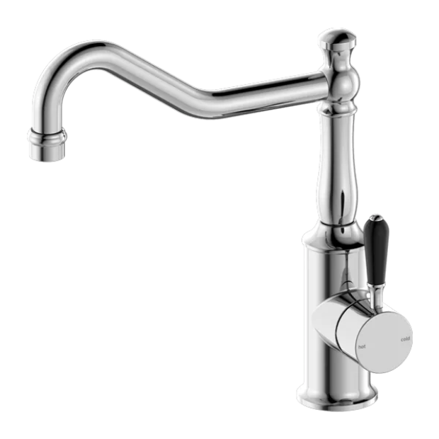 NERO - YORK Kitchen Mixer Hook Spout With Lever Options
