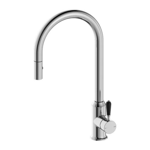 NERO - YORK Pull Out Sink Mixer With Vegie Spray Function And Lever Options