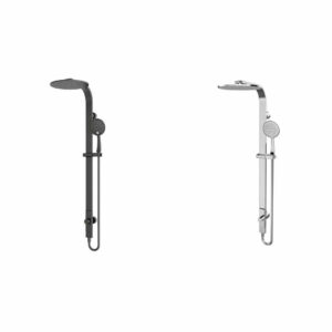 NERO - Rain Round Shower Set (Single Hose)