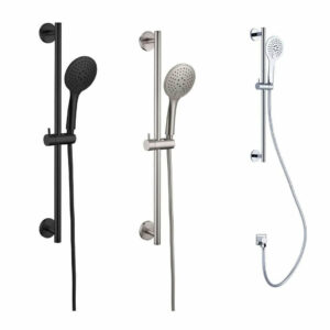 NERO - RAIN Shower Rail With Push Button Shower