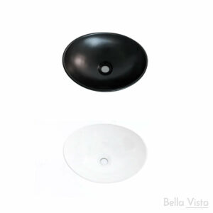 BELLA VISTA - Oval Ceramic Basin - 405x335x145