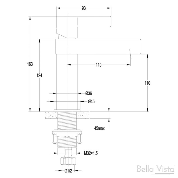 BELLA VISTA - VIVO Basin Mixer