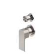 NERO - BIANCA Shower Mixer with Divertor Separate Plate