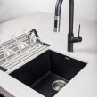 OLIVERI - SANTORINI Black Standard Bowl Undermount Sink