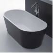 BEST BM - OSLO Freestanding Bathtub in Black