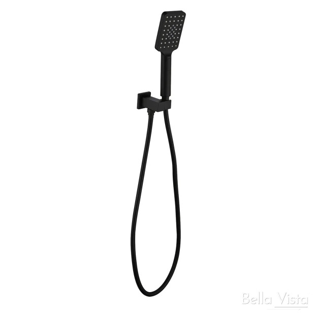 BELLA VISTA - Handheld - Square Shower Head with Wall Bracket