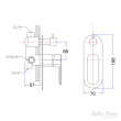 BELLA VISTA - SUPRA Shower / Bath Mixer with Diverter