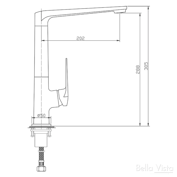 BELLA VISTA - CELSIOR Kitchen Sink Mixer