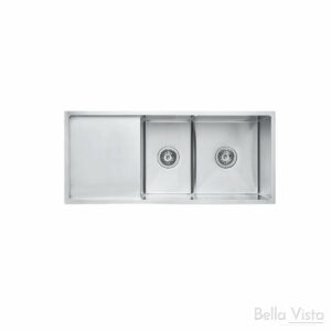 BELLA VISTA - PRADUS Luminare 1 and 1⁄2 Bowl With Drainer Kitchen Sink - 1000x440x250