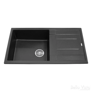 BELLA VISTA - Single Bowl Kitchen Sink with Drainer 860x500