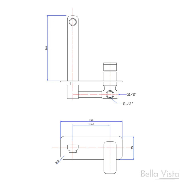 BELLA VISTA - CHASER Mixer and Spout Combo
