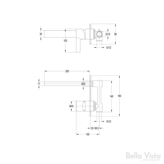 BELLA VISTA - VIVO Mixer and Spout Combo