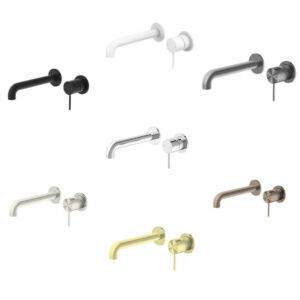 NERO - MECCA Wall Basin Mixer Separate Back Plate