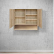 OTTI - BYRON Natural Oak Plywood Shaving Cabinet 900x800x150