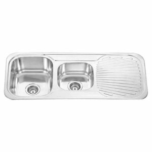 ECT - DANTE One and 3/4 Bowl with One Side Drainer Sink