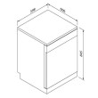 BLAUPUNKT - 60cm Freestanding Dishwasher (Silver)