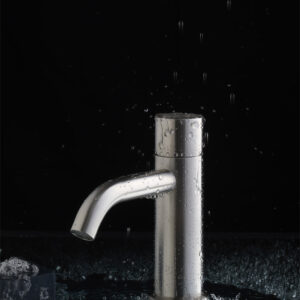 Zen Basin Mixer Handless Brushed Nickel