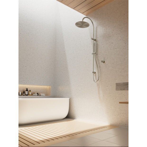 Zen Twin Shower Brushed Nickel 3