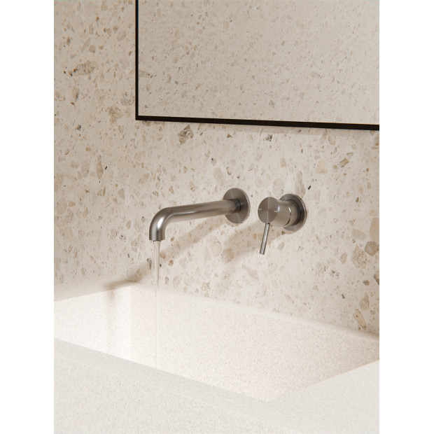 Zen Wall Basin Mixer Separete Plate Gr 2