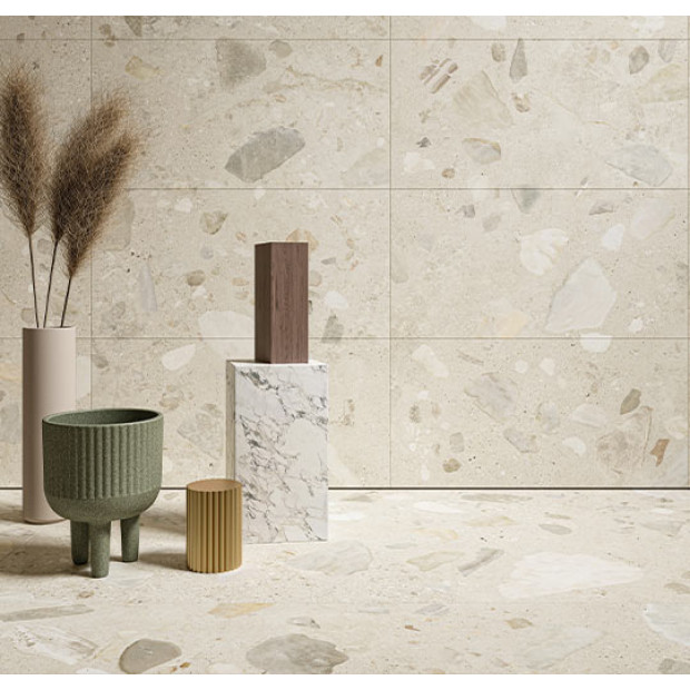 Entiva Sacred Stone Sand Tile Collection