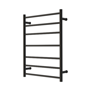 Nr190003hmb Mecca 240v 7 Bar Heated Towel Ladder Matte Black Image 1.png