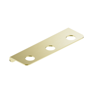 Nr1985bbg Mecca Triple Soap Bottle Holder Brushed Gold Image 1.png