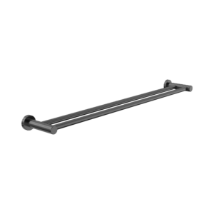 Nr2030dgm Dolce Ii Double Towel Rail 800mm Gun Metal Image 1.png