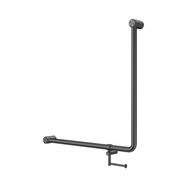 Nrcr3290bhgm Mecca Care 32mm 90 Degree Bent Tube Grab Rail 750x750mm With Toilet Roll Holder Gun Metal Image 1.png