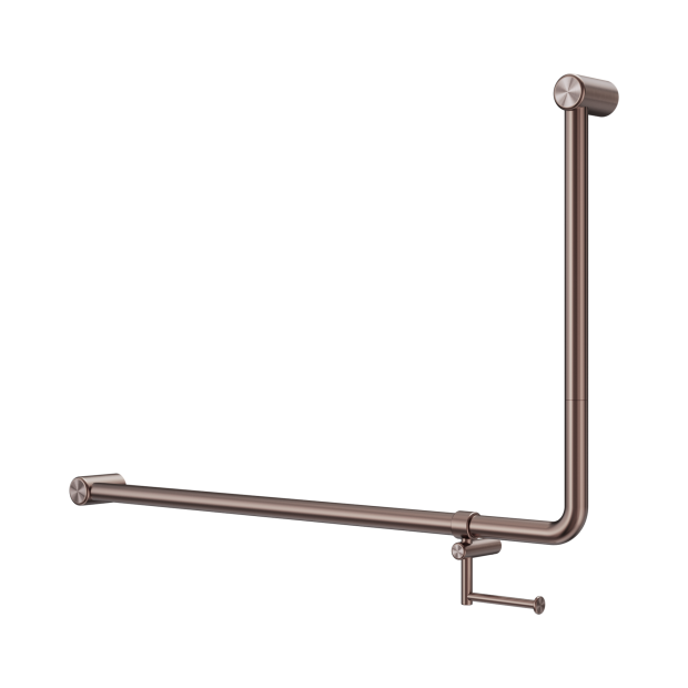 Nrcr3290ehbz Mecca Care 32mm Dda 90 Degree Bent Tube Grab Rail 600x1000mm With Toilet Roll Holder Brushed Bronze Image 1.png