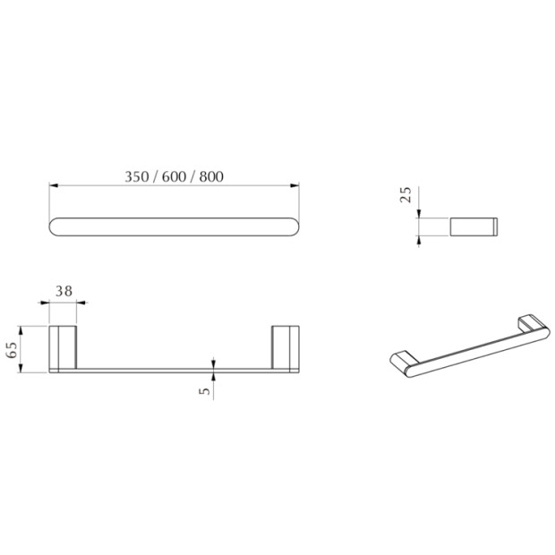 Supra Towl Rail