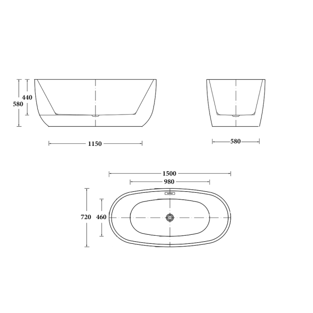 Paris Btp 1500 Technical Drawing Square