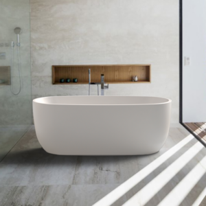 BEST BM - PARIS Freestanding Bathtub Matte White